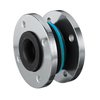 Kompensator Typ 49 blau, Butyl Kalt- und Warmwasser 25 bar, L=100/110mm, Flansche Stahl